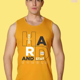WOOSTRO Pack Of 2 Printed Combed Cotton Gym Vests VWS26(ALONE RUST)(HARD MUSTARD)-picture-24