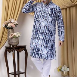 Hangup Men Printed Regular Kurta with Pyjamas-picture-11