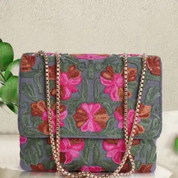 EVEDA Women Floral Printed Bucket Sling Bag-9