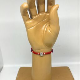 Red silk dori Ganehsa evil eye Bracelet-image-80