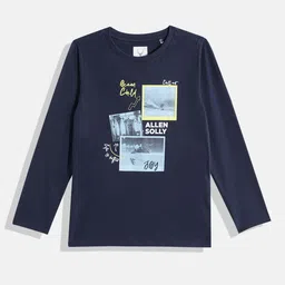 Allen Solly Junior Boys Pure Cotton Printed T-shirt-image-67