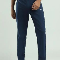 Reebok Navy Regular Fit Solid Trackpants-image-57