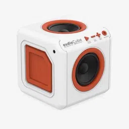 Allocacoc 40W Portable Bluetooth Speaker (AudioCube, White and Orange)-image-78