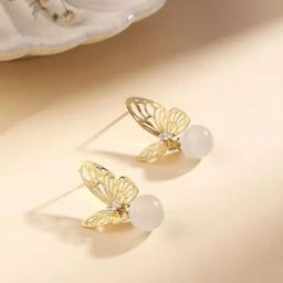 Prita by Priyaasi Gold Contemporary Stud Earring-32