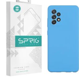 Sprig Liquid Silicone Back Cover for SAMSUNG Galaxy A52s 5G (Blue)-image-25