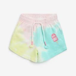 HOP Kids by Westside Multicolour Tie-Dye Design High-Rise Cotton Shorts-image-61