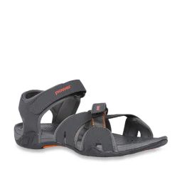 Power by Bata Men's Charcoal Grey Floater Sandals-image-3