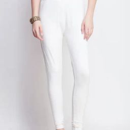 Dollar Missy White Cotton Leggings-image-89