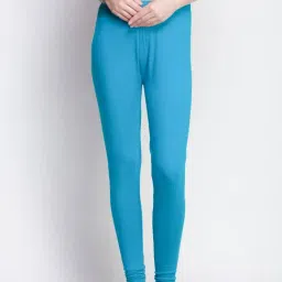 Dollar Missy Blue Cotton Leggings-image-46