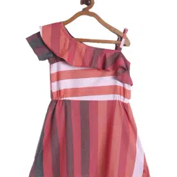 Tales & Stories Kids Multi Striped Dress-image-72