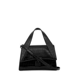 Miraggio Black Textured Medium Sling Bag-image-46
