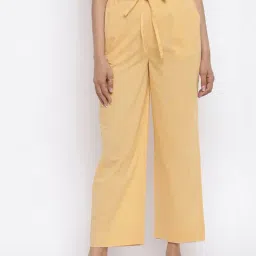 Fabindia Yellow Cotton Pants-image-37