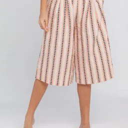 Zink London Multicolor High Rise Culottes-image-84