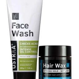 Ustraa Hair Wax Wet look & Face Wash for Oily Skin-image-37