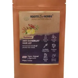 ROOTS AND HERBS Dushmool Anti Dandruff Hair Lep - 100 gm-18