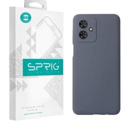 Sprig Back Cover for Motorola Edge G64 (Grey)-38