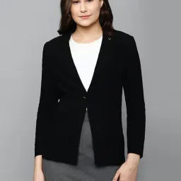 Allen Solly Black Regular Fit Blazer-picture-40