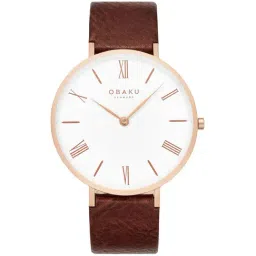 OBAKU V283GXVWRN Folie Mahogany Analog Watch for Men-43