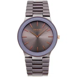 OBAKU V281GXJJCJ Svale Graphite Analog Watch for Men-image-36