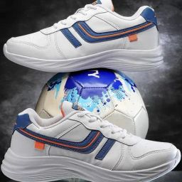Asian Men's White Running Shoes-image-123