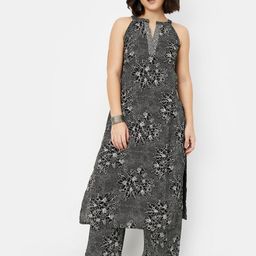 max Floral Printed V-Neck A-Line Kurta with Palazzos-picture-34