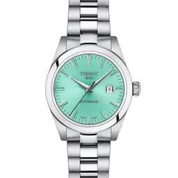 TISSOT Women Embellished Dial & Stainless Steel Bracelet Style Straps Analogue Automatic Motion Powered Watch-picture-3