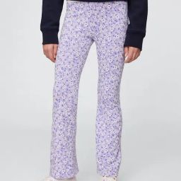 GAP Girls Lt. Purple Floral Pants-image-77