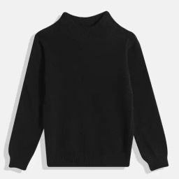 Femea Girls Black Skinny Sweater-picture-49
