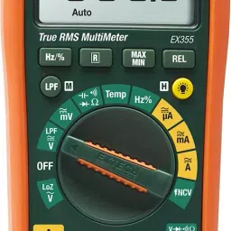 Extech Multimeter Professional TRMS w/NCV + Temp, EX355-26
