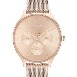 calvin klein CALVIN KLIEN 25200102 Timeless Mesh Mf Analog Watch For Women-picture-47