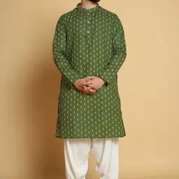 VISHESTA Men Printed Cotton Kurtas-picture-26