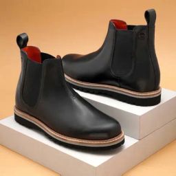 Ruosh Men's Black Chelsea Boots-image-34