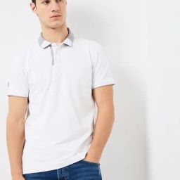 Spykar Men White Slim Fit Solid Half Sleeve Casual T-Shirt-image-96