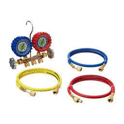 Uniweld Double Gauge Manifold - R32/R410A-QS8N3SM-14