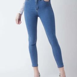 Miss Chase Blue Plain Jeans-picture-5