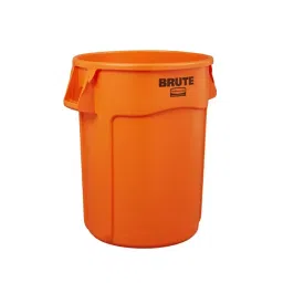 RUBBERMAID Brute Vented 32gal Orange Polypropylene Waste Bin, 2119308-picture-34