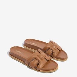LUNA BLU by Westside Tan Multi-Strap Slides-7