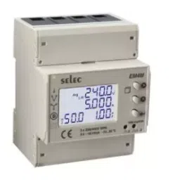 Selec Three Phase Direct Measuring Energy Meter LCD with Backlight,EM4M-3P-C-100A image 1