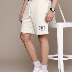 GAP Men Brand Logo & Mickey Mouse Printed Shorts-image-31
