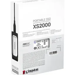 Kingston SXS2000 2TB Portable External SSD (Silver) , Read/Write speeds up to 2,000MB/s image 5