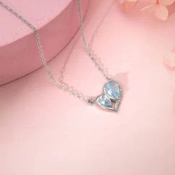 GIVA 925 Silver First Love Necklace-image-33