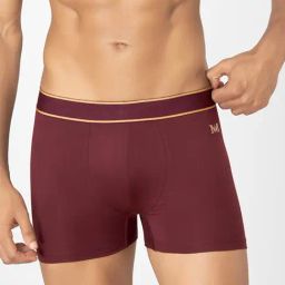Macroman Brown Polyester Regular Fit Trunks-image-25