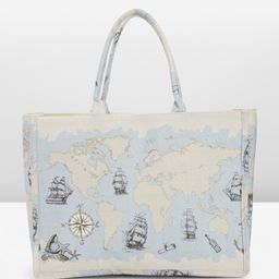 Mast & Harbour Printed Oversized Shopper Tote Bag image 3