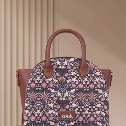ZOUK Women Floral Printed Swagger Handheld Bag-33