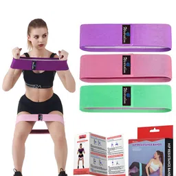 Wearslim Set Of 3 Durable Hip Circle Resistance Band-picture-15