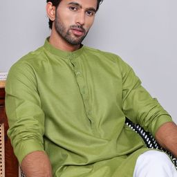 Jompers Mandarin Collar Regular Cotton Straight Kurta-picture-42