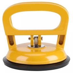 A&S TOOLSHOP Single Suction Cup Dent Puller and Glass Lifter Aluminum Alloy 15 cm Diameter Yellow & Black, AS-14-6
