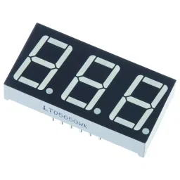 MULTICOMP PRO 7 Segment LED Displays DISPLAY, SEVEN SEGMENT, 0.56 INCH, GREEN, LT0565GWK-53