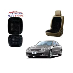 Auto Pearl Car Wooden Bead Seat Cushion with Velvet Border Compatible for Mercedes-Benz E240 - 2 Pcs-image-90