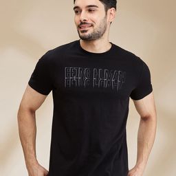 Being Human Brand Logo Printed Pure Cotton T-shirt-picture-22